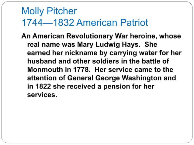 Famous women in american history | PPTX | Death, Injury, or Military