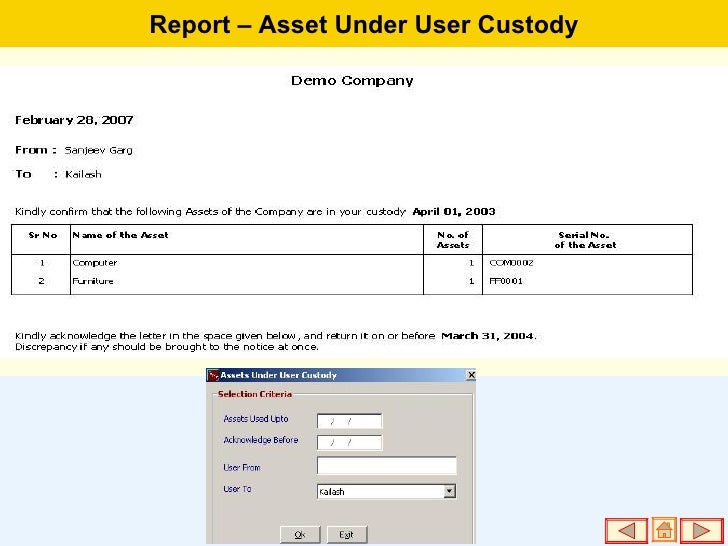 fixed assets management software fixed asset form