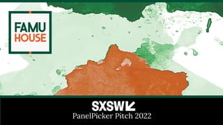 PanelPicker Pitch 2022
 
