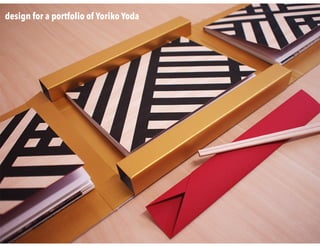 design for a portfolio of Yoriko Yoda
 