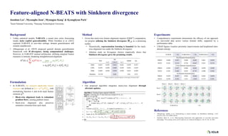 Feature-aligned N-BEATS with Sinkhorn divergence (ICLR '24)