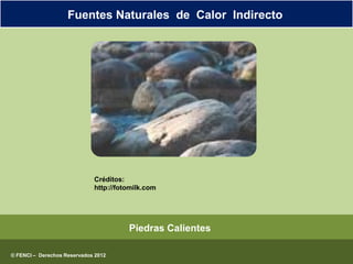 Fuentes naturales y artificiales de Calor | PDF