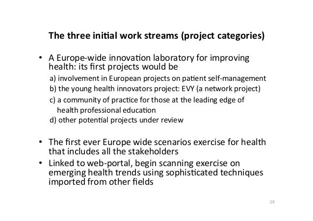 Europrean Health Futures Forum FAN Club Presentation