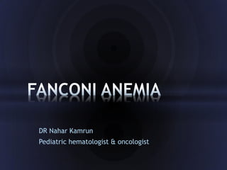 DR Nahar Kamrun
Pediatric hematologist & oncologist
 