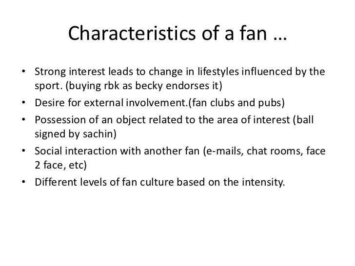 Fan culture in games