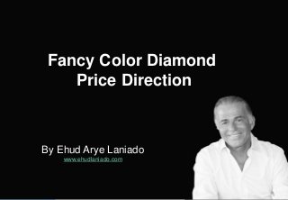 By Ehud Arye Laniado
www.ehudlaniado.com
Fancy Color Diamond
Price Direction
 