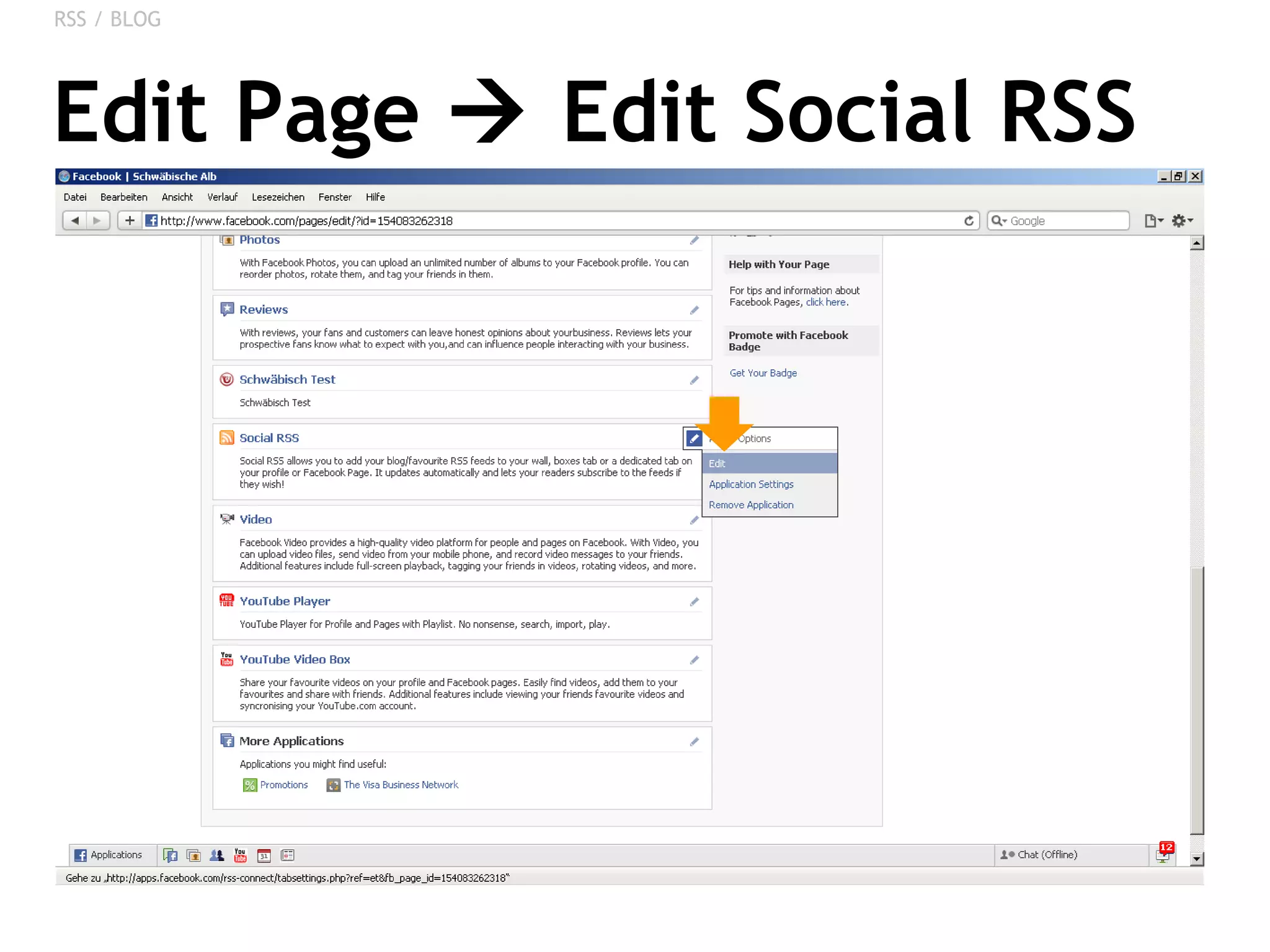 Edit Page    Edit Social RSS RSS / BLOG 