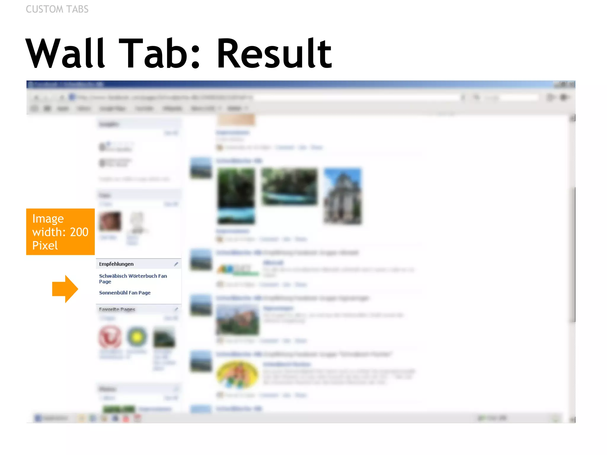 Wall Tab: Result CUSTOM TABS Image width: 200 Pixel 