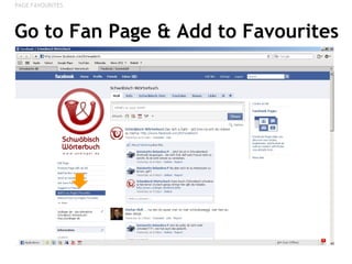 Go to Fan Page & Add to Favourites PAGE FAVOURITES 