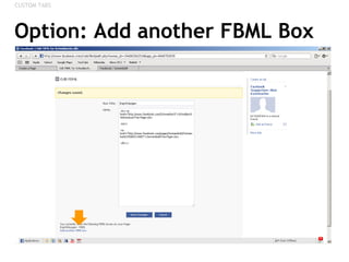 Option: Add another FBML Box CUSTOM TABS 