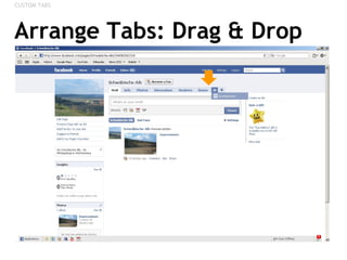 Arrange Tabs: Drag & Drop CUSTOM TABS 