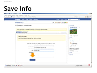 Save Info VIDEO APP 