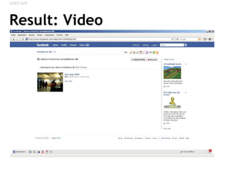 Result: Video VIDEO APP 