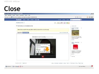 Close VIDEO APP: WEBCAM 