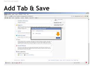 Add Tab & Save ,[object Object]