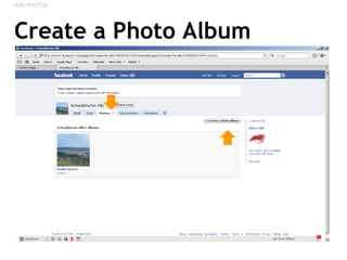 Create a Photo Album <ul><li>ADD PHOTOS </li></ul>