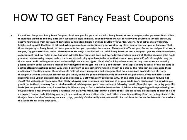 fancy feast coupons 2019