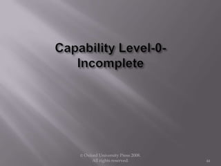 © Oxford University Press 2008.
All rights reserved. 44
 