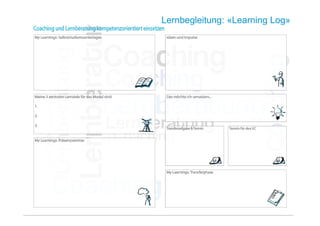 Lernbegleitung: «Learning Log»




Sina Fäckeler   20
 