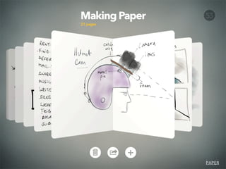 モバイル端末のアプリ開発のこれからに対する心構え
インターフェースデザイン
PAPER
 