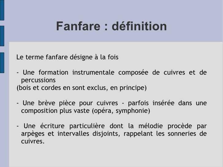 Fanfares