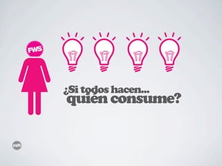¿Si todos hacen...
quién consume?
 