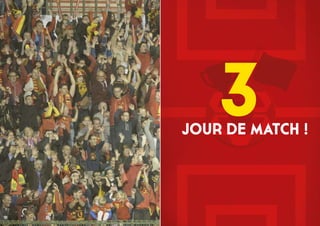 12
TRANSPORT
Verkeer
In Wales moet je aan de linkerkant van de weg rijden.
Actuele verkeersinfo voor Wales vind je op:
er in Cardiff.
3JOUR DE MATCH !
 