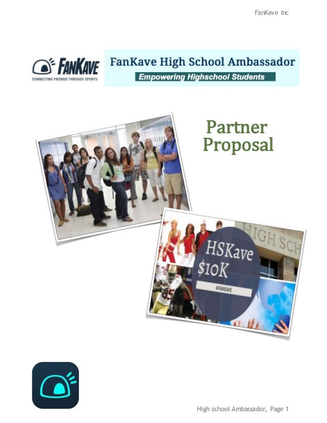 FanKave Highschool ambassador program