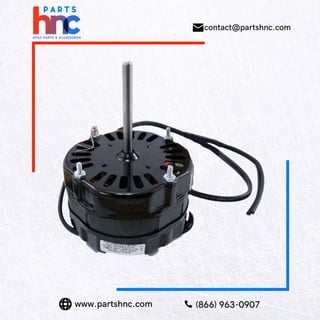 Fan Motor,120Hp,115V,1650Rpm For Sterling HVAC -Part# 11J31R04766-PartsHnC.pdf