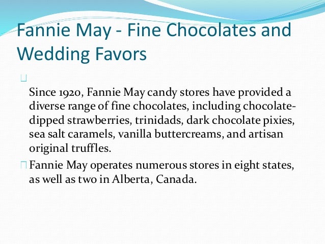 Fannie May Candy Trinidads