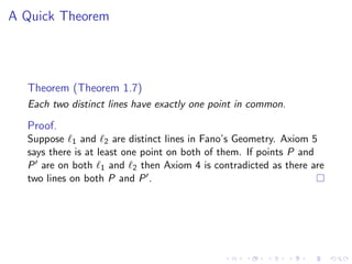 Fano Math Fano presentation | PDF