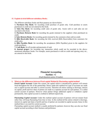 Financial Accounting Notes | PDF