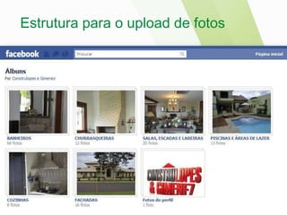 Estrutura para o upload de fotos