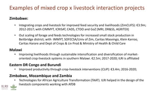 Better lives through livestock: ILRI in SADC Region 