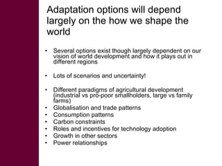 Livestock development in a changing climate