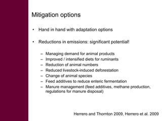 Livestock development in a changing climate