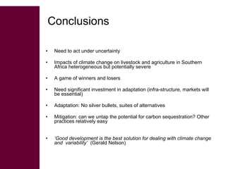 Livestock development in a changing climate