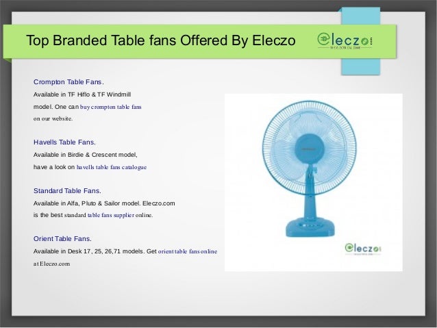 Buy Electric Fan