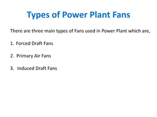 Fans and blower | PPTX