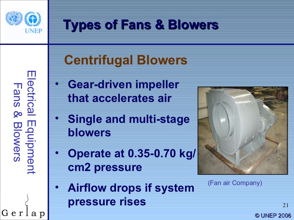 Fans and blowers