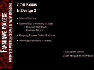 Fanshawe CC & PR Orientation 08