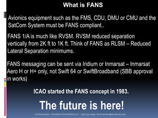 FANS 1/A Presentation Minnesota Business Aircraft Association | PPTX
