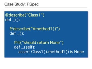 Fantastic DSL in Python | PDF