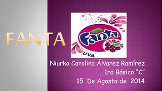 Niurka Carolina Álvarez Ramírez
1ro Básico “C”
15 De Agosto de 2014
 