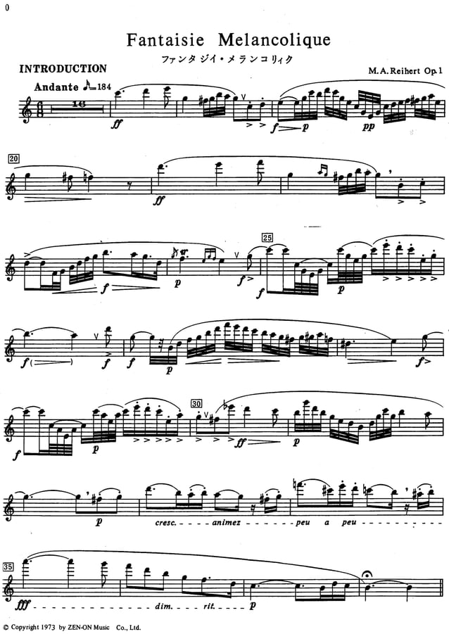 fantaisiemelancoliquereichert Flute part advanced.pdf