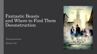 Fantastic Beasts
and Where to Find Them
Deconstruction
Fantasy/action
Rated 12A
 
