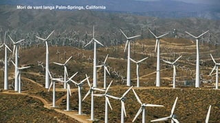 Mori de vant langa Palm-Springs, California
 
