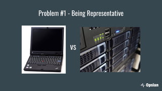 Problem #1 - Being Representative
vs
 
