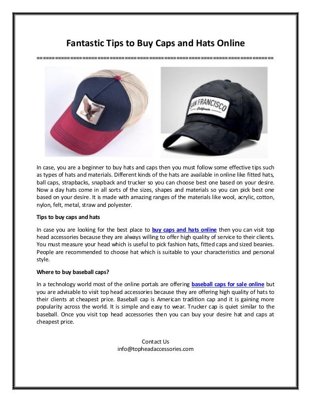 best place to buy baseball caps