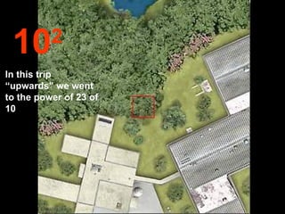 10       2
In this trip
“upwards” we went
to the power of 23 of
10
 